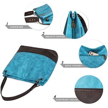 Montana West Leather Hobo Bags for Women