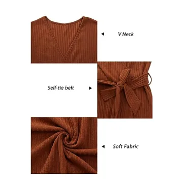 2024 Stylish Fall Sweater Dress for Women with Pockets