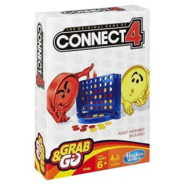 Portable Grab & Go Connect 4 Game for Family Fun