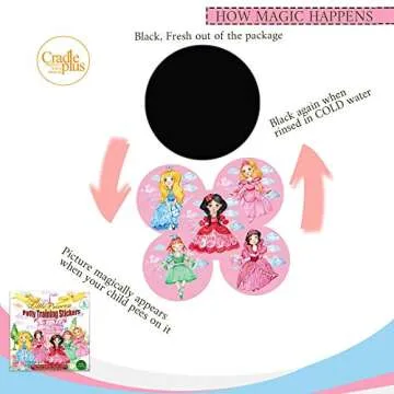 Potty Training Magic Stickers | Princess Color Changing Target