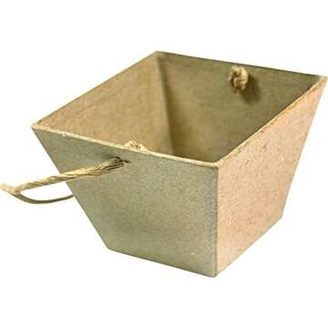 Décopatch Decopatch Mache Medium Egg Box, 9x9x13cm, Brown