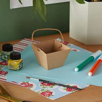 Décopatch Decopatch Mache Medium Egg Box, 9x9x13cm, Brown