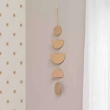Stylish Lambs & Ivy Gold Geometric Wall Decor for Nurseries