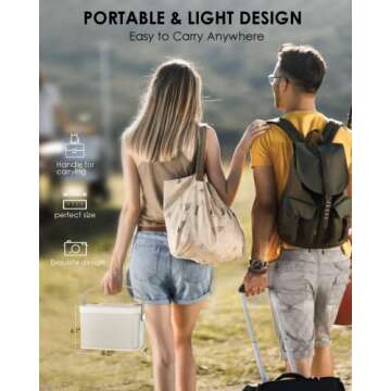 FULLIFE Portable Karaoke Machine with Bluetooth and Microphones