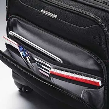 Samsonite Xenon 3.0 Spinner Mobile Office,telescoping handle, Black, One Size
