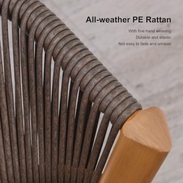 Stylish PURPLE LEAF 7 Pieces Outdoor Dining Set