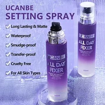 UCANBE Long Lasting Makeup Setting Spray Kit for Flawless Finish