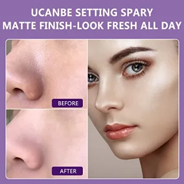 UCANBE Long Lasting Makeup Setting Spray Kit for Flawless Finish