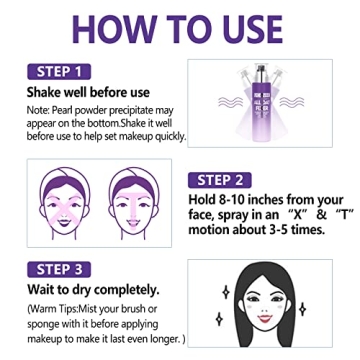 UCANBE Long Lasting Makeup Setting Spray Kit for Flawless Finish