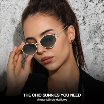 Shop DreamCalf Retro Oval Sunglasses for All Occasions