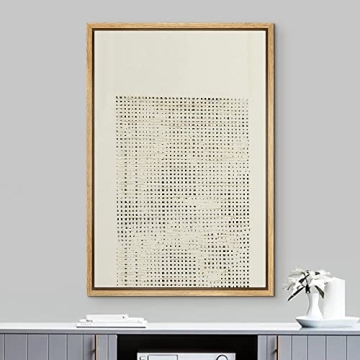 IDEA4WALL Framed Canvas Print - Stunning Geometric Abstract Art