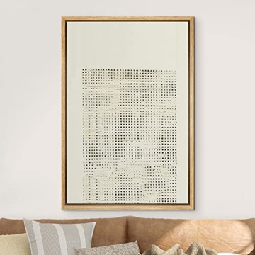 IDEA4WALL Framed Canvas Print - Stunning Geometric Abstract Art