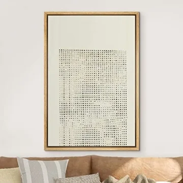 IDEA4WALL Framed Canvas Print - Stunning Geometric Abstract Art