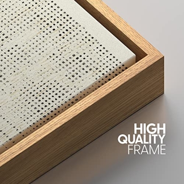 IDEA4WALL Framed Canvas Print - Stunning Geometric Abstract Art