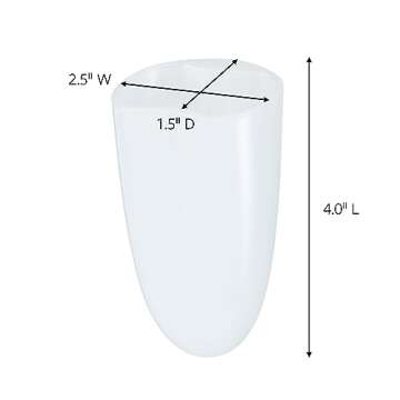 Command Razor Holder, Holds up to 3 lb, Clear Frosted, 4" x 2.5" x 1.5" 1 Holder with 1 Medium Water-Resistant Command Strip, Damage Free Bathroom Organization for Razors or Toothbruses