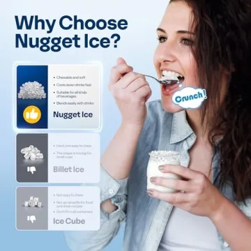 VIVOHOME Nugget Ice Maker - Soft Chewable Ice Machine for Home