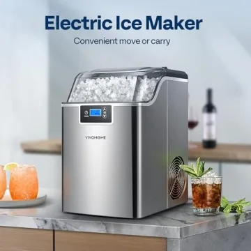 VIVOHOME Nugget Ice Maker for Chewy Soft Ice