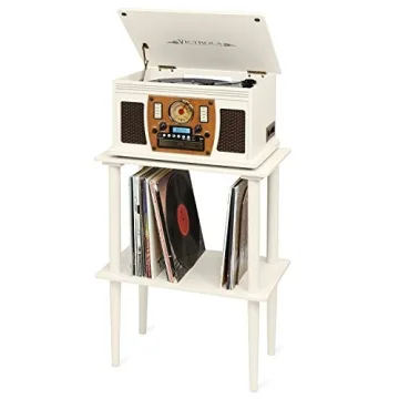 Victrola Stylish Record Stand for Vinyl Storage