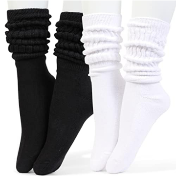HOT FEET Cozy Slouch Socks - Warm & Stylish 2-Pack