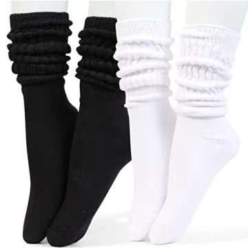 HOT FEET Cozy Slouch Socks - Warm & Stylish 2-Pack