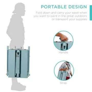 Best Choice Products French Easel Beginners Art Kit