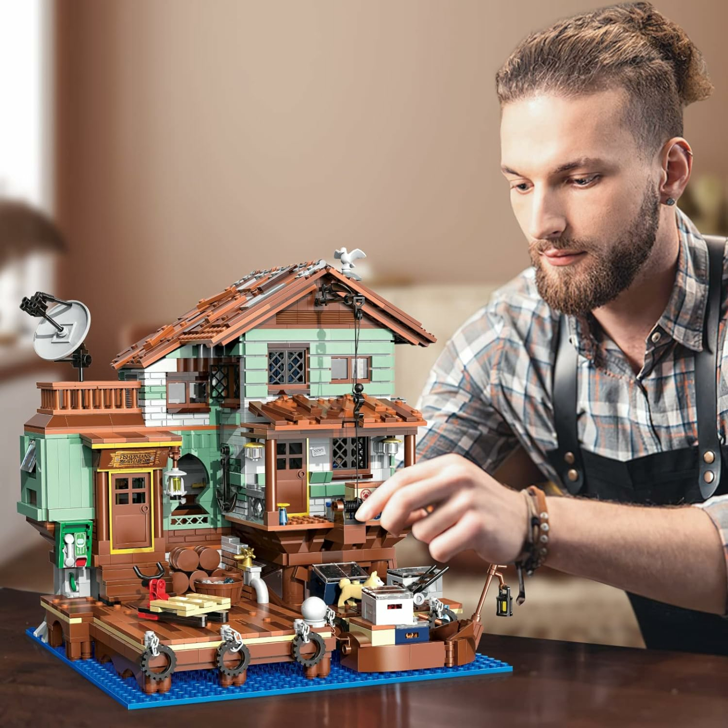 Fisherman's Wharf House Building Kit - 2046 Pieces