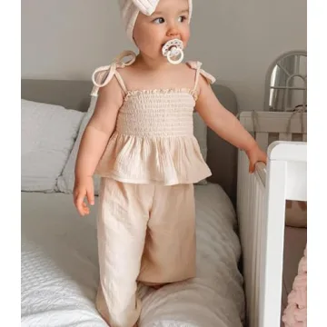 VISGOGO Summer Outfit for Toddler Girls - Stylish & Soft