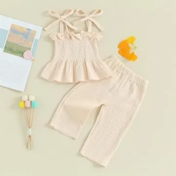 VISGOGO Summer Outfit for Toddler Girls - Stylish & Soft