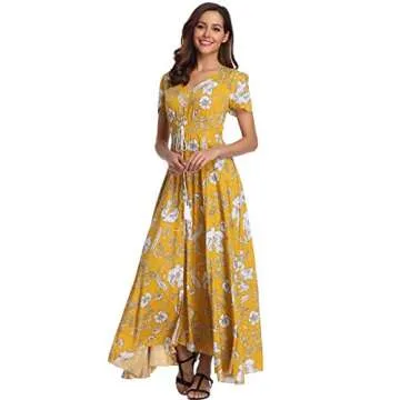 Ferrendo Women's Floral Maxi Dress for Summer Fun