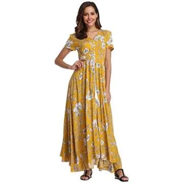 Ferrendo Women's Floral Maxi Dress for Summer Fun