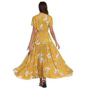 Ferrendo Women's Floral Maxi Dress for Summer Fun