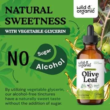 Wild & Organic Olive Leaf Extract for Immune Support