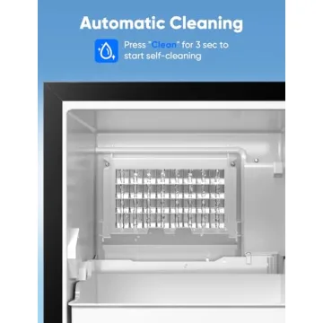 Coolski Under Counter Ice Maker, 130Lbs Daily Output, 15 Inch Wide