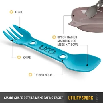 UCO Utility Spork Bundle: Eco-friendly 3-in-1 Utensils
