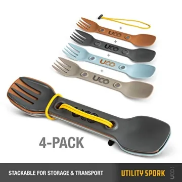UCO Utility Spork Bundle: Eco-friendly 3-in-1 Utensils