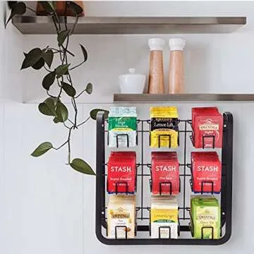 NHZ Tea Bag Holder for 180+ Tea Bags Organizer