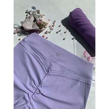 TomTiger Yoga Shorts for Women Tummy Control High Waist Biker Shorts Exercise Workout Butt Lifting T...