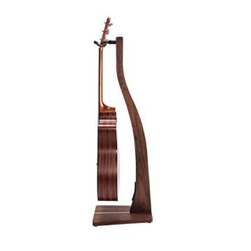 Zither Wooden Guitar Stand - Handcrafted Solid Walnut Wood for Guitars