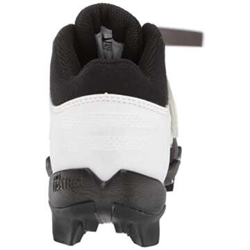 Nike Alpha Huarache VRS Md Kystn Bg Little Kids Baseball Softball Cleat Ao7582-003 Size 13 Black/White