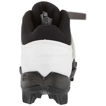 Nike Alpha Huarache VRS Md Kystn Bg Little Kids Baseball Softball Cleat Ao7582-003 Size 13 Black/White