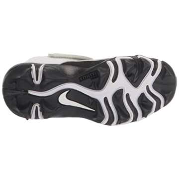 Nike Alpha Huarache VRS Md Kystn Bg Little Kids Baseball Softball Cleat Ao7582-003 Size 13 Black/White