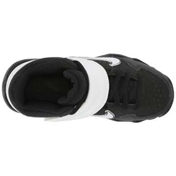 Nike Alpha Huarache VRS Md Kystn Bg Little Kids Baseball Softball Cleat Ao7582-003 Size 13 Black/White