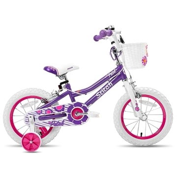 JOYSTAR 14 Inch Kids Bike for Girls with Training Wheels