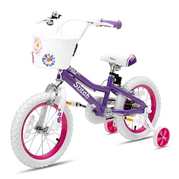JOYSTAR 14 Inch Kids Bike for Girls with Training Wheels