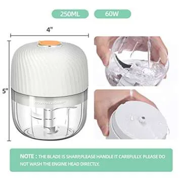 Mini Portable Electric Garlic Chopper - Easy Prep Gadget