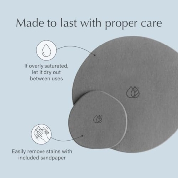 Dorai Stone Plant Pot Saucer for Indoor Plants Water Catcher