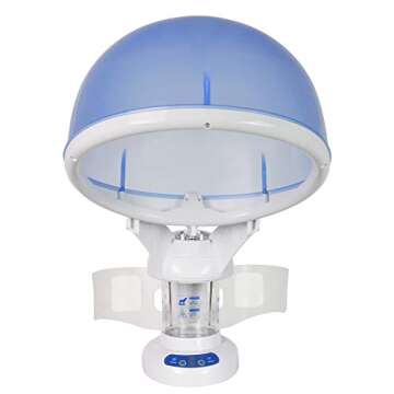 Hair Steamer Kingsteam 2 in 1 Ozone Facial Steamer, Design for Personal Care Use at Home or Salon Bar