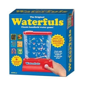 Original Waterfuls Classic Handheld Water Games – Kids Games, Retro Travel Games, Fidget Toys for ...