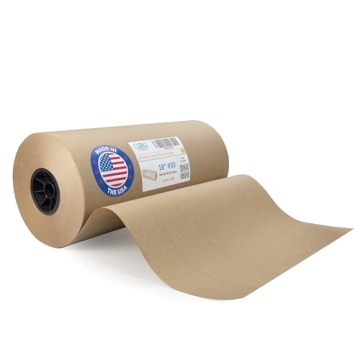 IDL Packaging 18" x 14400" Brown Kraft Paper Roll - Perfect for Packing and Arts