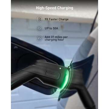 Autel Home Smart Electric Vehicle (EV) Charger up to 50Amp, 240V, Indoor/Outdoor Car Charging Statio...